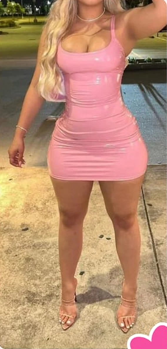 Vestido de látex